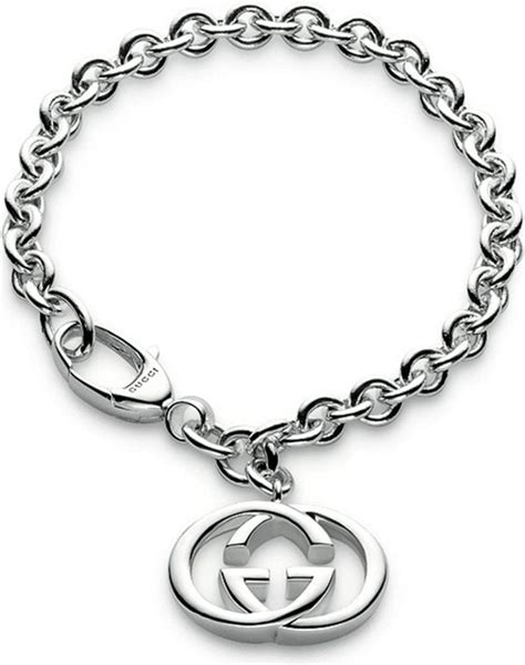 gucci link silver bracelet|Gucci link bracelet price.